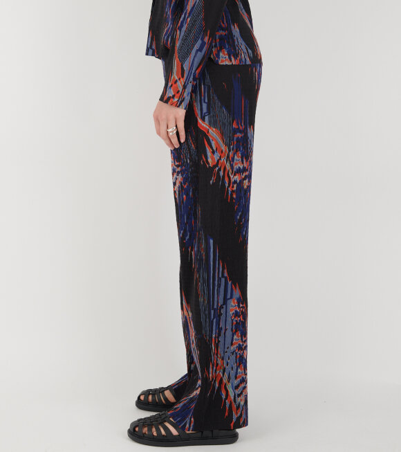 Henrik Vibskov - Silhouette Plisse Pant Blue Shadow Wing