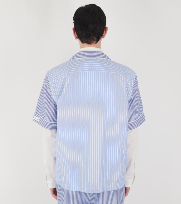Magniberg - Wall Street Short Sleeve Shirt Blue Stripes One