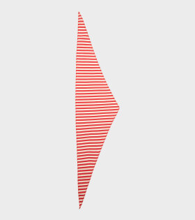 Scarf Triangle Red/Ecru