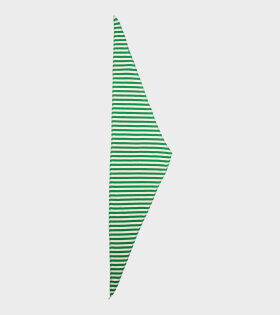 Scarf Triangle Green/Ecru