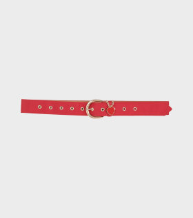 Snoopy Belt Bright Red