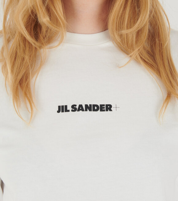 Jil Sander - Logo L/S T-shirt Porcelain