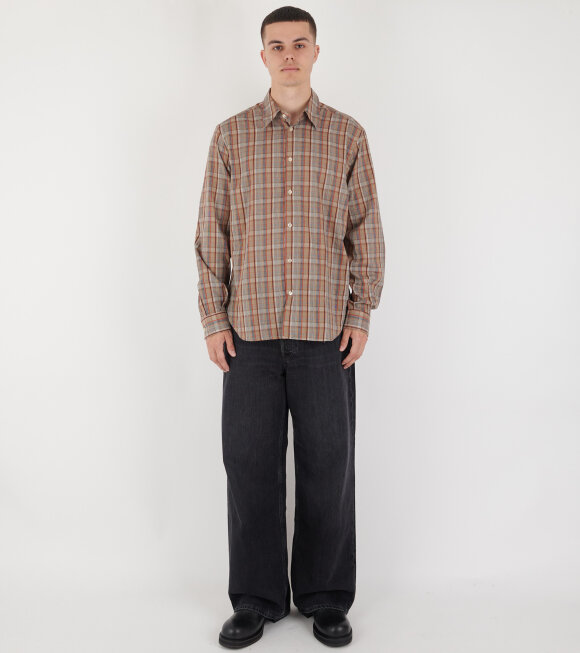 Sunflower - Base Shirt Light Brown Checks