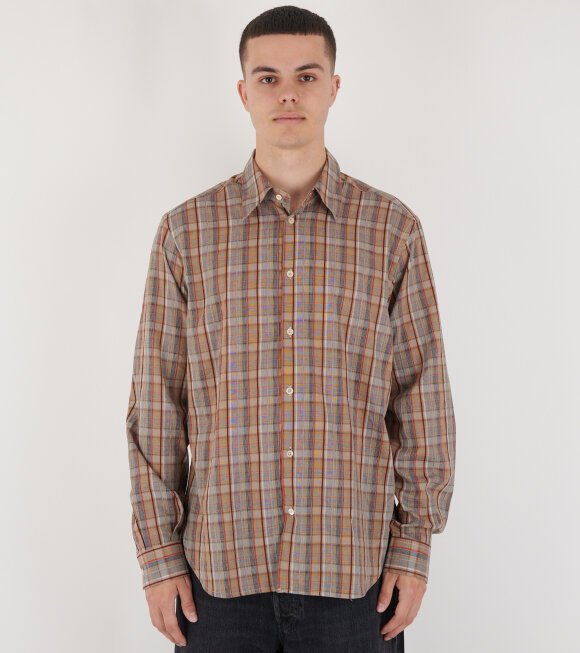 Sunflower - Base Shirt Light Brown Checks