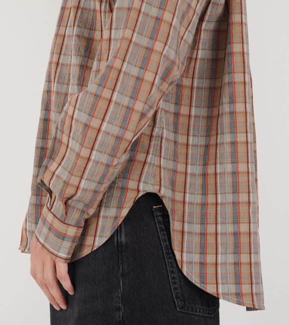 Sunflower - Base Shirt Light Brown Checks