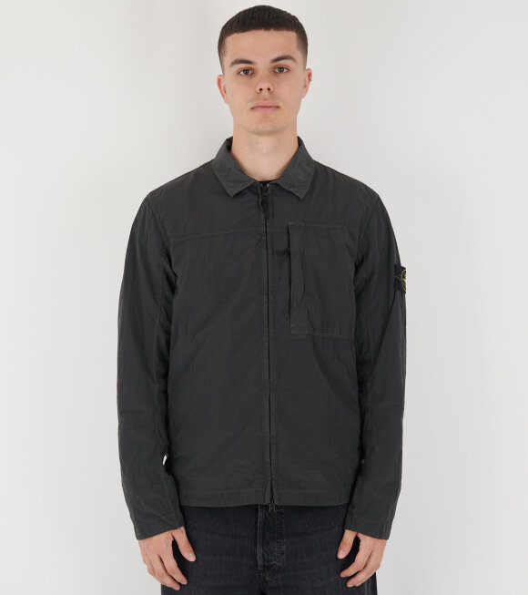 Stone Island - Econyl Nylon Overshirt Dark Grey