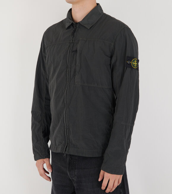 Stone Island - Econyl Nylon Overshirt Dark Grey