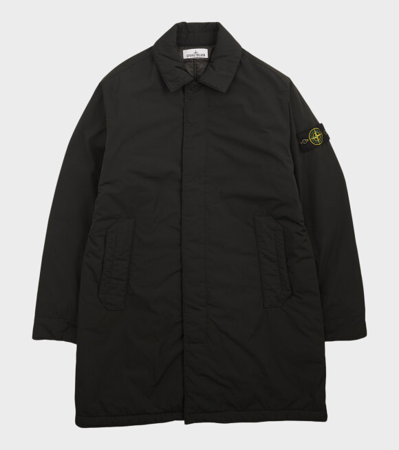 Stone Island - Micro Twill Primaloft Coat Black