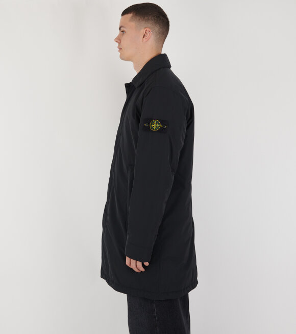 Stone Island - Micro Twill Primaloft Coat Black