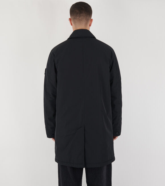 Stone Island - Micro Twill Primaloft Coat Black