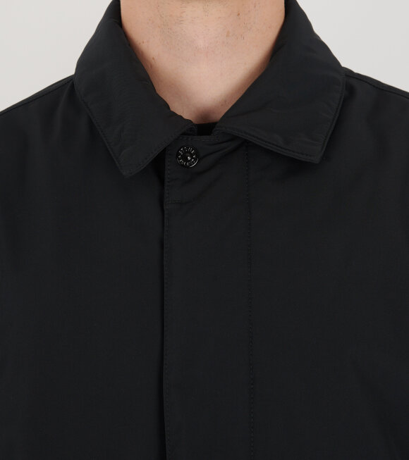 Stone Island - Micro Twill Primaloft Coat Black