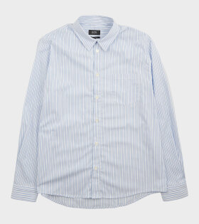 Striped Shirt White/Light Blue