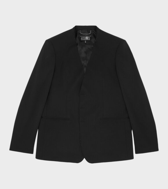 MM6 Maison Margiela - Tailoring Wool Suit Jacket Black