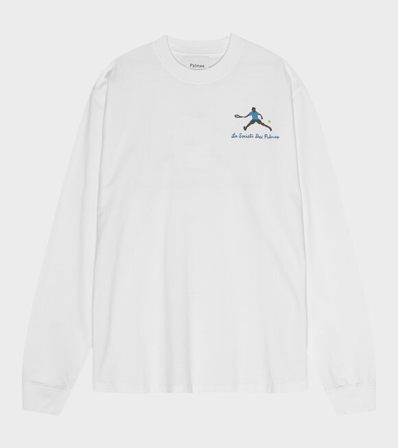 Palmes - Societá L/S T-shirt White