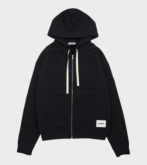 Jil Sander - Zip Hoodie Black