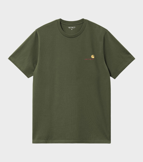 Carhartt WIP - S/S American Script T-shirt Tarragon