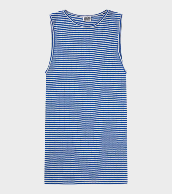 Nørgaard Paa Strøget - 101 Tank Top Cobalt Blue/Ecru