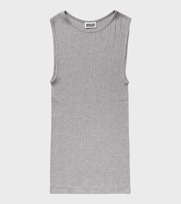 Nørgaard Paa Strøget - 101 Tank Top Light Grey Melange