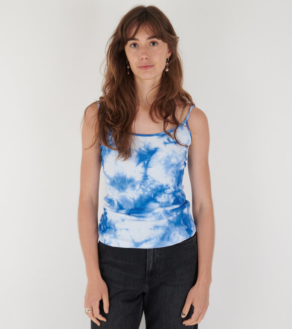 Nørgaard Paa Strøget - 101 Strap Top Tie Dye Blue