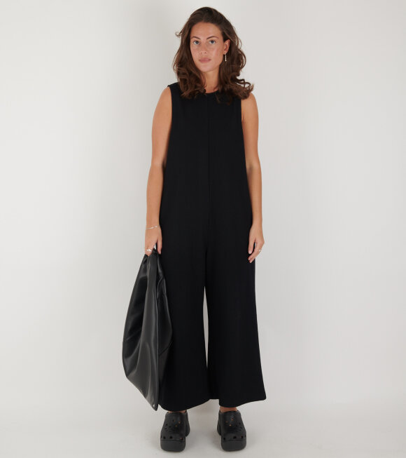 MM6 Maison Margiela - Wool Jumpsuit Black