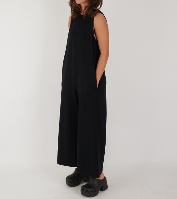 MM6 Maison Margiela - Wool Jumpsuit Black