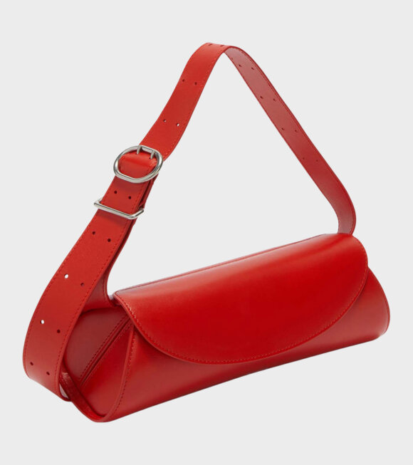 Jil Sander - Cannolo Small Bag Red