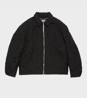 Padded Quilted Jacket Black
