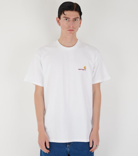 Carhartt WIP - S/S American Script T-shirt White