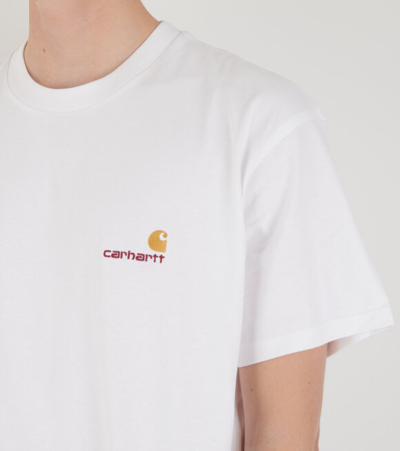 Carhartt WIP - S/S American Script T-shirt White