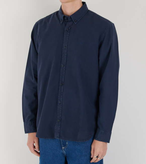 Carhartt WIP - L/S Bolton Shirt Air Force Blue