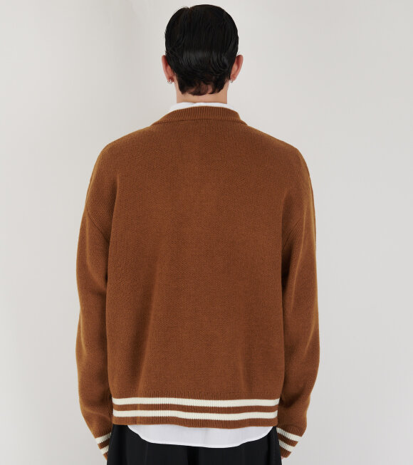 Carhartt WIP - Brown Ducks Cardigan Hamilton Brown/Wax