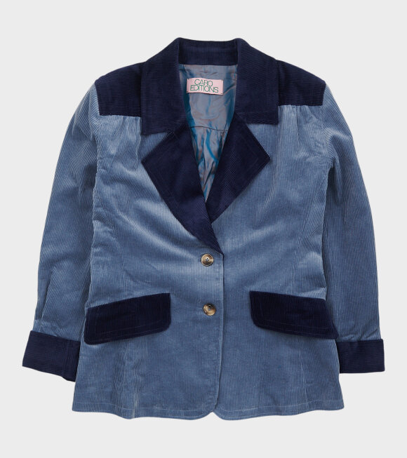 Caro Editions - Selma Jacket Dove Blue w. Navy