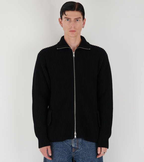 Jil Sander - Chunky Zip Wool Knit