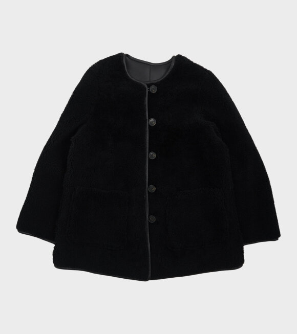 AF Agger - Shearling Coat Black