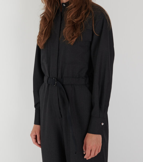 AF Agger - Fine Wool Boilersuit Charcoal