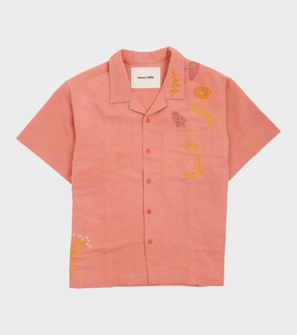 Story mfg. - Greetings Shirt Ancient Pink Herb