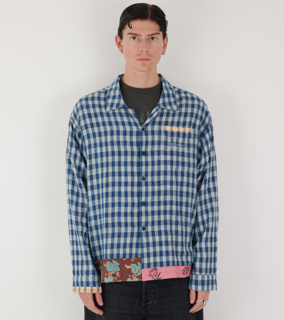 Story mfg. - Greetings Shirt L/S Gingham Picnic