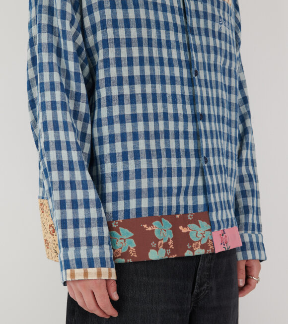 Story mfg. - Greetings Shirt L/S Gingham Picnic