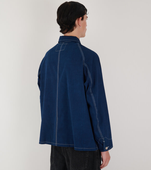 Story mfg. - Railroad Jacket Indigo Wonky Wear