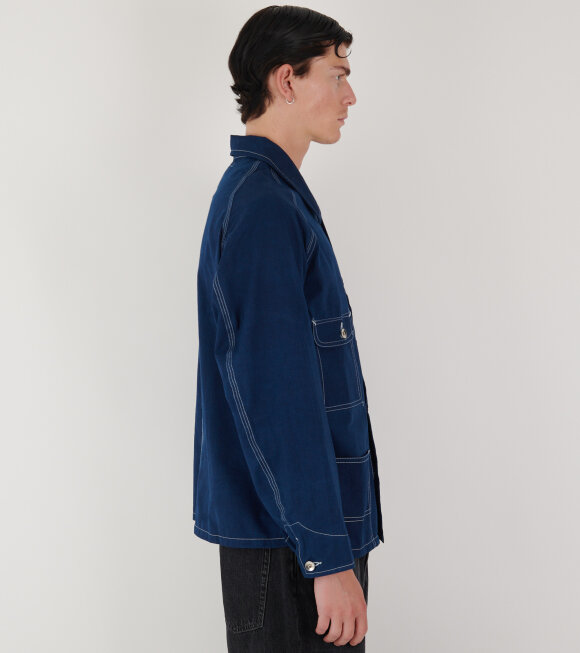 Story mfg. - Railroad Jacket Indigo Wonky Wear