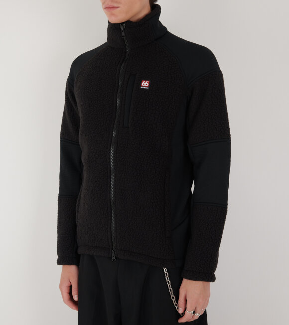 66 North - Tindur Shearling Fleece Jacket Black