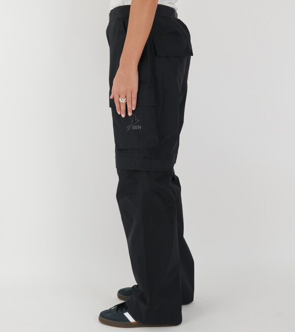 66 North - Kria W Shell Zip Off Pants Black