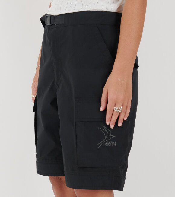 66 North - Kria W Shell Zip Off Pants Black