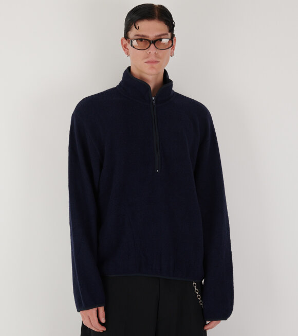 Sunflower - Wool Zip Navy