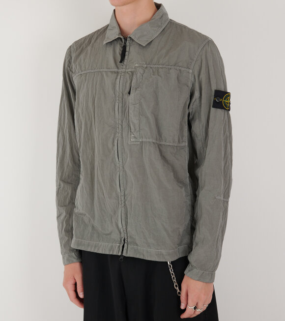 Stone Island - Econyl Nylon Overshirt Grey