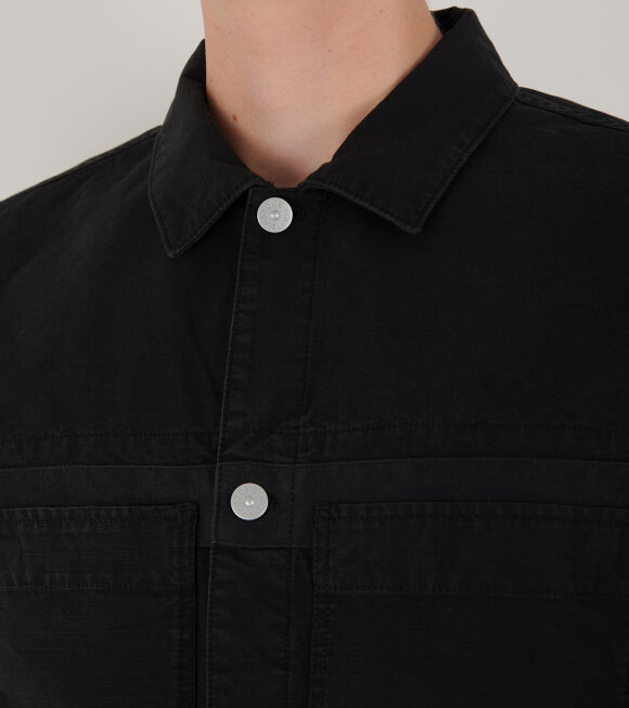 Stone Island - Cotton Ripstop Overshirt Black