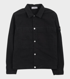 Cotton Ripstop Overshirt Black