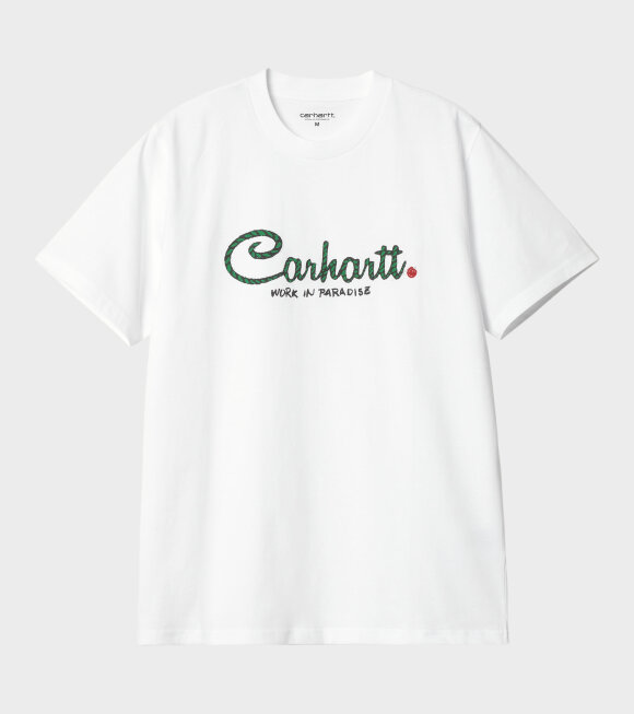 Carhartt WIP - S/S Paradise Script T-shirt White