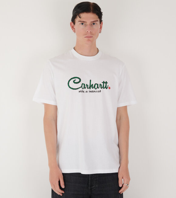 Carhartt WIP - S/S Paradise Script T-shirt White