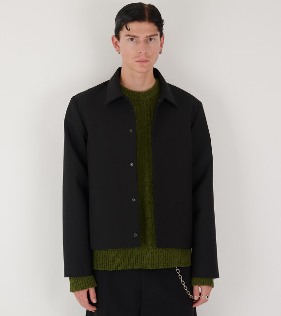 Berner Kühl - Officer Jacket Crepe Wool Black